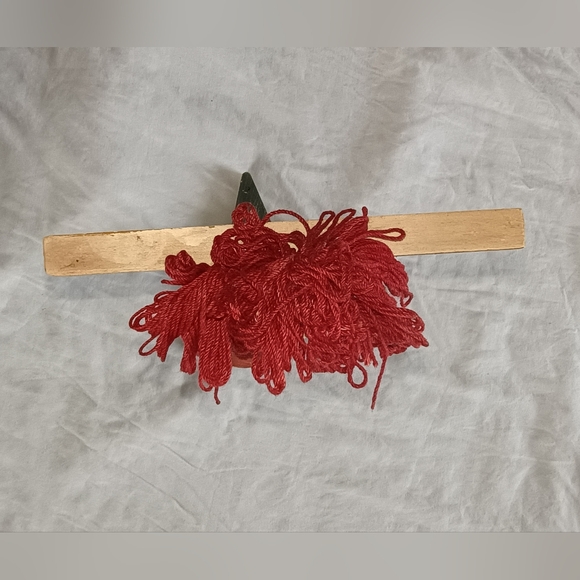 Vtg 90s Large Handcrafted Wooden Raggedy Ann Angel Figurine, 13" - Picture 7 of 10